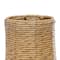 Brown Faux Seagrass Handmade Tall Woven Floor Vase 12" x 12" x 28"